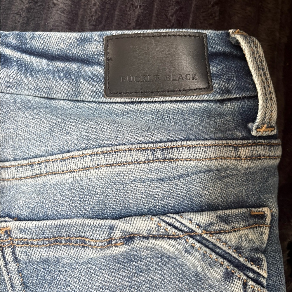 Buckle Light Blue Boot Cut Jeans